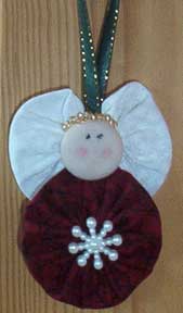 Christmas Angel Yo-Yo Ornament