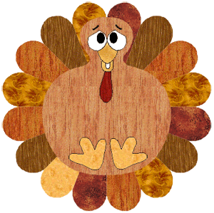 Tommy Turkey Applique Placemat