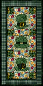 Leprechaun Hats Paper-pieced Quilt Pattern