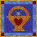 applique basket block
