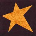 paper pieced star block