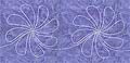 lazy daisy border quilting stencil