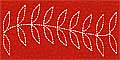 leaves quilting stencil