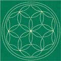 circle of life quilting stencil