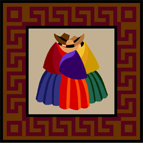 Chismosas applique quilt