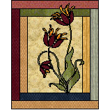 Country Flowers BOM Quilt - February 2007: Tulips