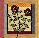 Country Flowers BOM Quilt - June 2007: Wildflowers