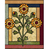Country Flowers BOM Quilt - July 2007: Rose of Sharon