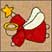 applique angel quilt block