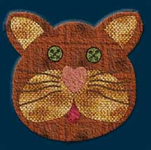 cat head pincushion