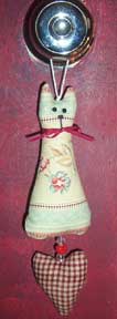 cat love door hanger