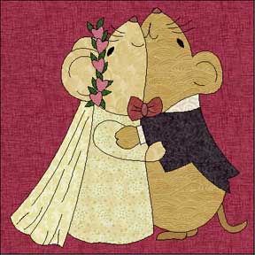 Seasons BOM Quilt Block - July 2007: Wedding Bliss