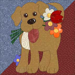 Seasons BOM Quilt Block - May 2007: Flowers for Mom