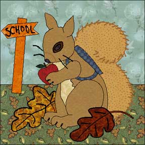 applique squirrel