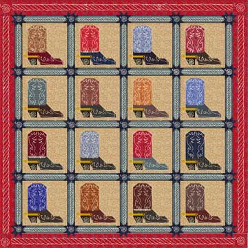 Steppin' High Quilt Pattern
