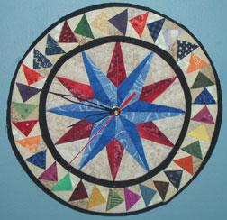 Star Geese Clock Quilt
