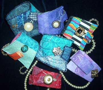 quilted wrist cuffs