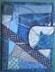 quilted fabric collage day planner
