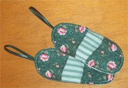 Quilted Finger Mitts