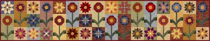 floral delight quilted tablerunner