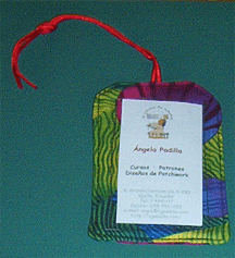 Quilted Luggage Tag