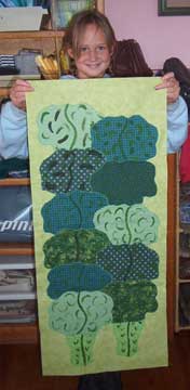 applique broccoli fantasy trees