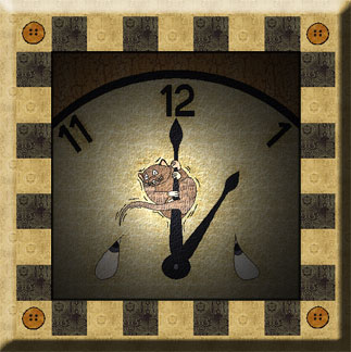 Hickory Dickory Dock Quilt Block