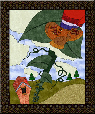 Jack and the Beanstalk Quilted Wallhanging