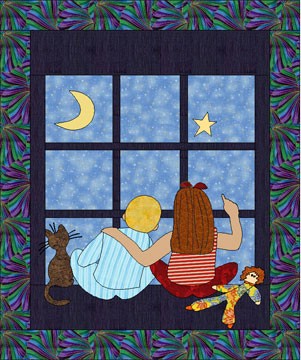 Twinke, Twinkle Quilted Wallhanging