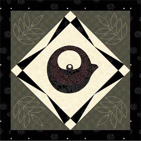 asian applique teapot wallhanging
