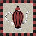 applique teapot block