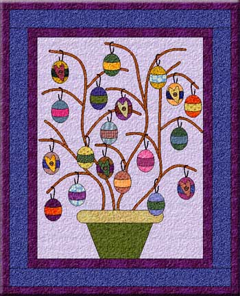 Easter Egg Tree Quilting Project