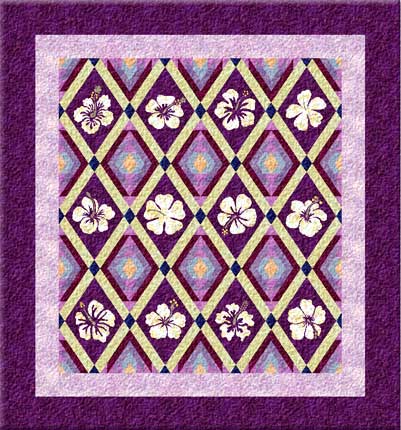 12 Different Hibiscus Quilt Patterns