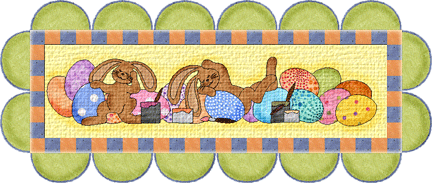 Easter Bunnies Wallhanging Quilt Pattern