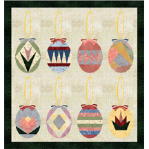 Paper Pieced Egg Ornaments