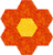 hexagon flower