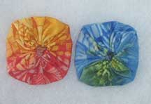 Square Fabric Yo-yos