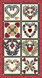 Baltimore Album Blocks - Applique Wallhanging