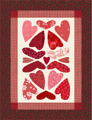 Applique Heart Quilt Block