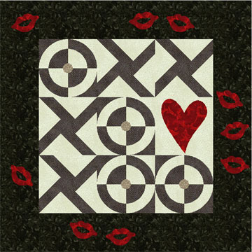 Easy piecing and applique wallhanging